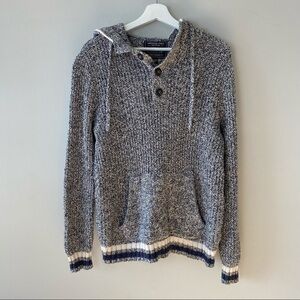 American Eagle Outfitters Hooded Sweater with Buttons